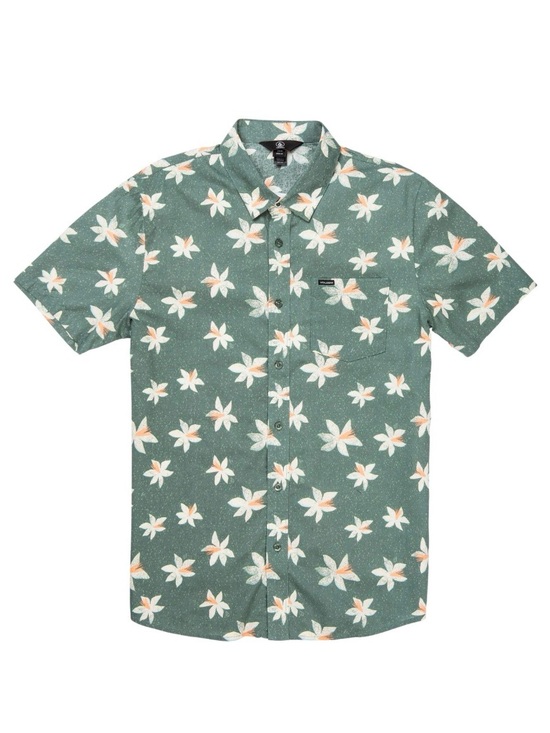 Volcom Other - Volcom Warbler Regular Fit Cotton Button-Up Shirt size large